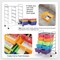 10 Drawer Rolling Storage Cart with Lockable Wheels Metal Frame Organizer for Office Classroom Craft Room Storage